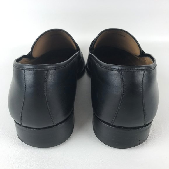 Magnanni Black Leather Penny Loafers Spain Sz 13 main image 6